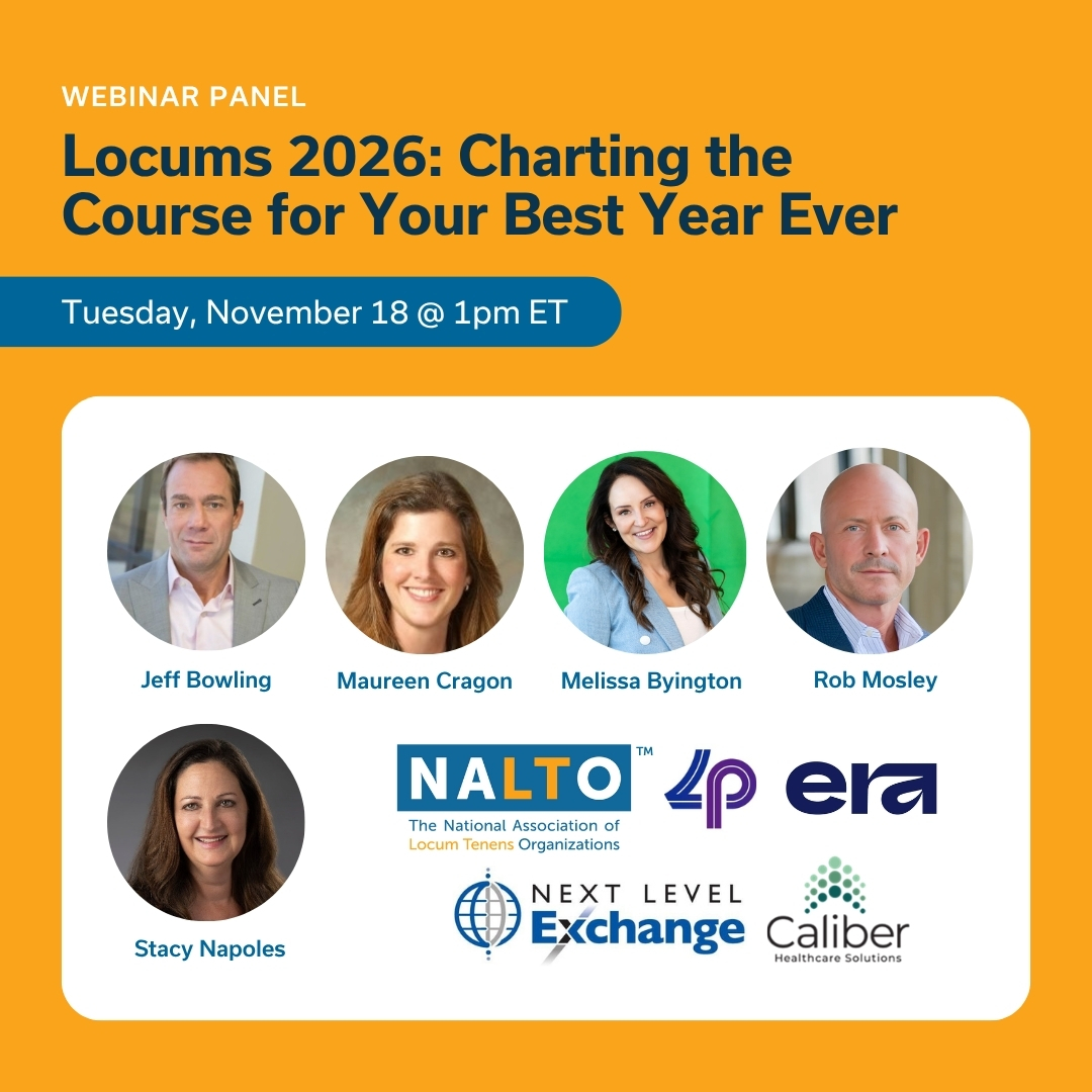 nalto webinar panel locums 2026 charting the course for your best year ever social november 2025