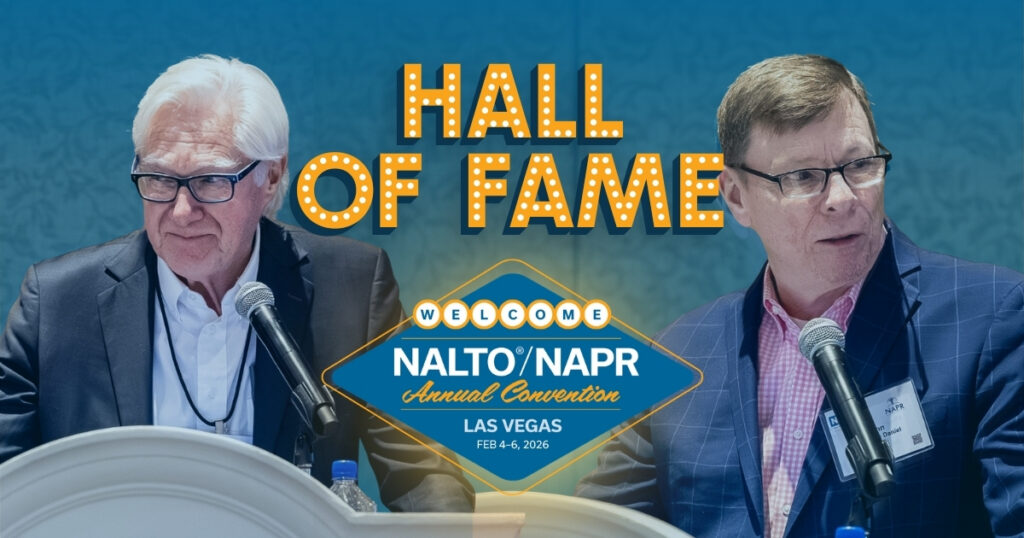 nalto napr 2026 annual convention hall of fame members socials february