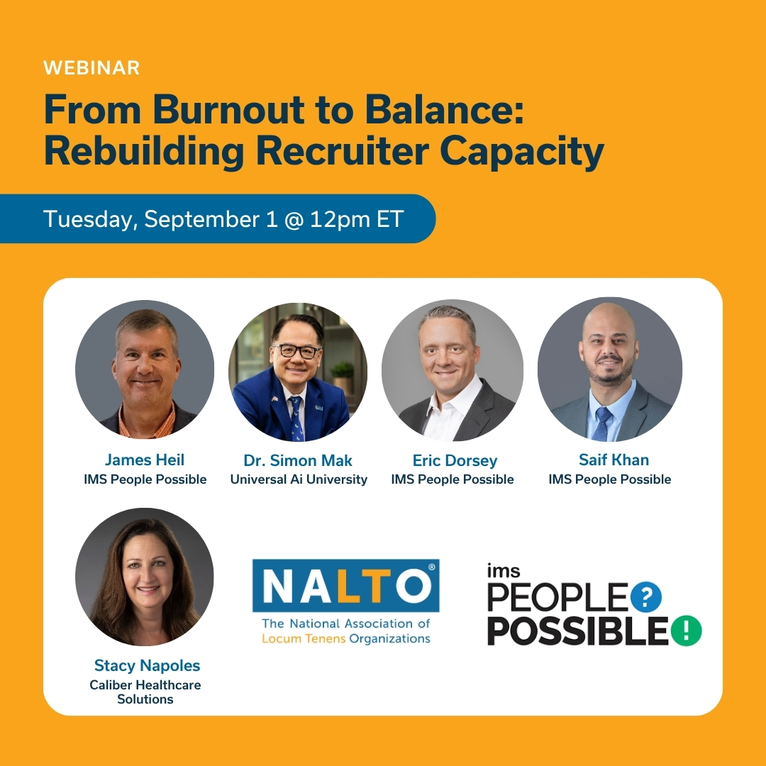 nalto webinar panel from burnout to balance rebuilding recruiter capacity ims people possible september 2026
